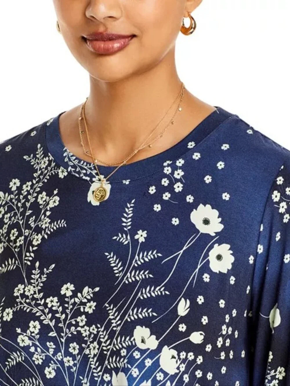 NWT Johnny Was The Janie Favorite Floral Puff Sleeve Top- Bursting SZ 1X